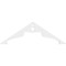 Ekena Millwork Pitch Heath Architectural Grade PVC Gable Pediment, 36"W x 12"H x 1"P (8/12) GPP036X012X100HEA - alternate 3